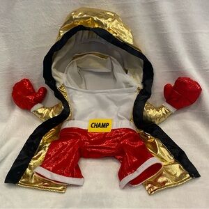Hyde and Eek! Boutique Boxing Champ Boxer Champion Dog Pet Costume Medium NWOT